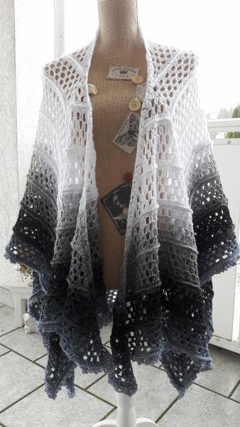 Häkelanleitung "Silhouette" Poncho von Tanja Schuster