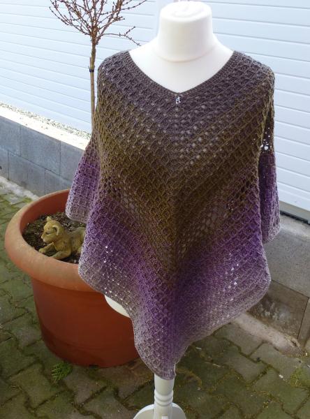 Häkelanleitung Poncho "Wintermorgen" von Ramona Pall