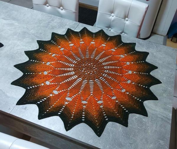 Häkelanleitung Sternchendecke "Sonnenkuss" von Lady Dee's Traumgarne