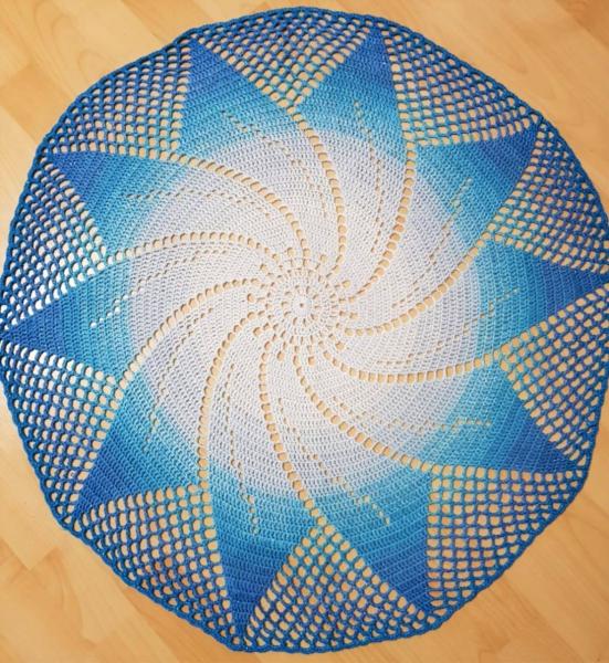 Häkelanleitung Sternchendecke "Windspiel" von Lady Dee's Traumgarne