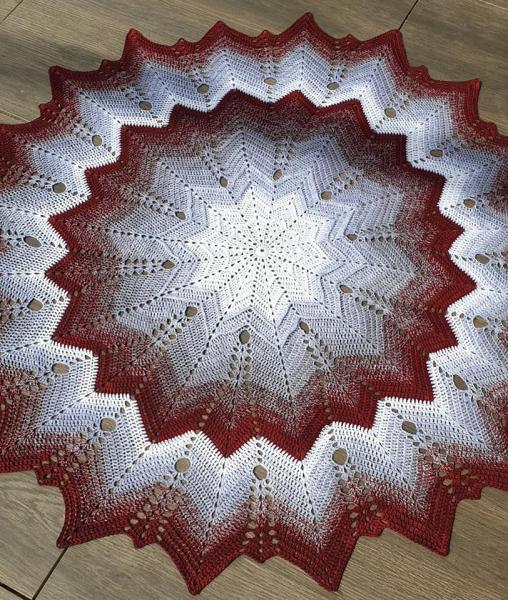 Häkelanleitung Sternchendecke "Super Nova" von Lady Dee's Traumgarne