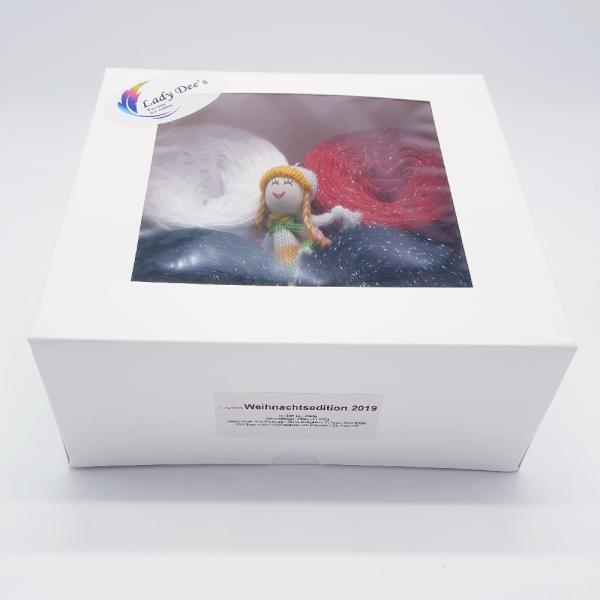 Lady Dee's Bobbelinis Weihnachtsedition 2019 (4 x 50g) + Anleitung Sternendecke