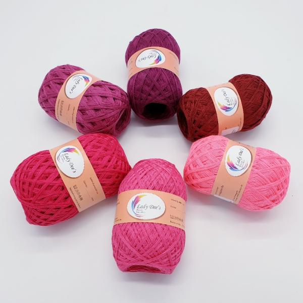 5 Uni Lacegarne + 1 Knäul geschenkt - 300g- (02-03-58-59-76-90)