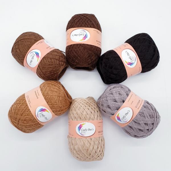 5 Uni Lacegarne + 1 Knäul geschenkt - 300g - (39-61-63-64-75-81)
