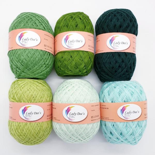 5 Uni Lacegarne + 1 Knäul geschenkt - 300g - (11-20-31-38-69-83)