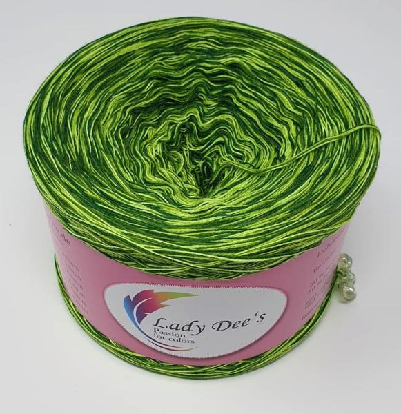 Lady Dee's "Moon Shadow 05" ohne Farbverlauf 4fäd. 250g Bobbel Garn Lace