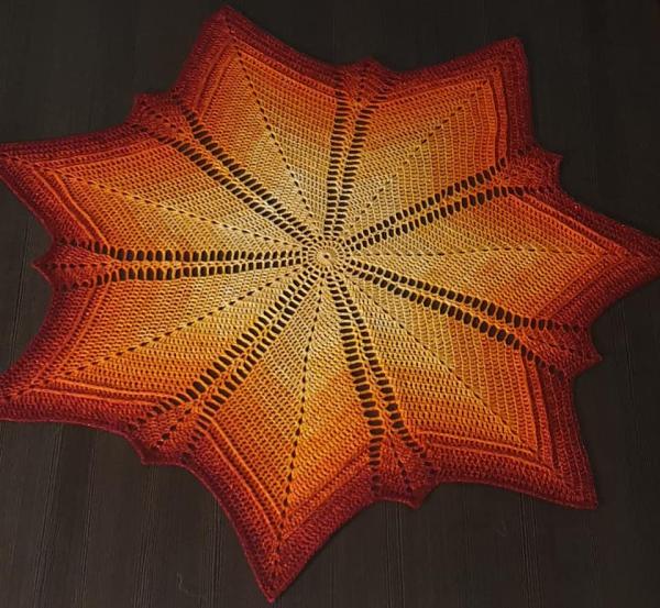 Häkelanleitung Sternchendecke "Nirwana" von Lady Dee's Traumgarne