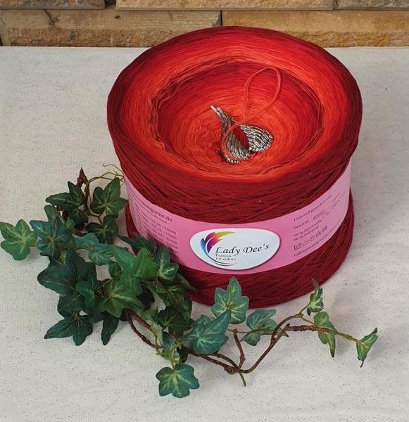 Gigantischer Bobbel - Red Roses (Baby Anhänger inkl.)