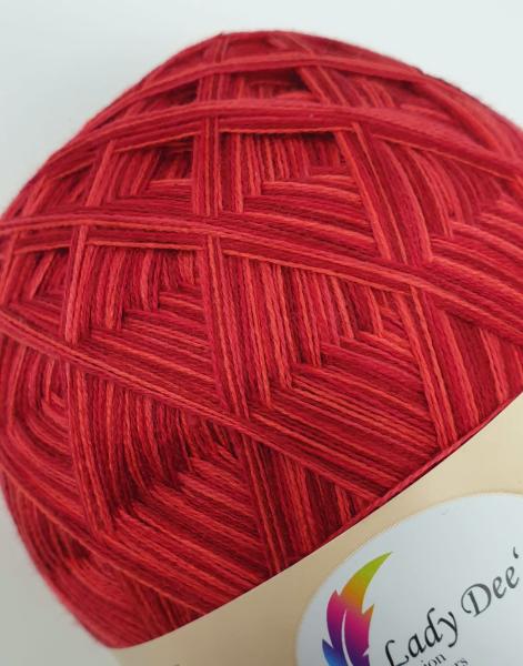 Lady Dee's ZauberEi - Rote Rosen - 200g - 4fädig