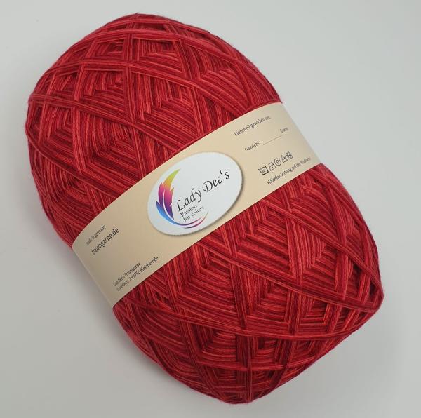 Lady Dee's ZauberEi - Rote Rosen - 200g - 4fädig
