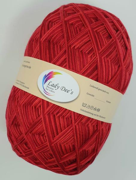 Lady Dee's ZauberEi - Rote Rosen - 200g - 4fädig