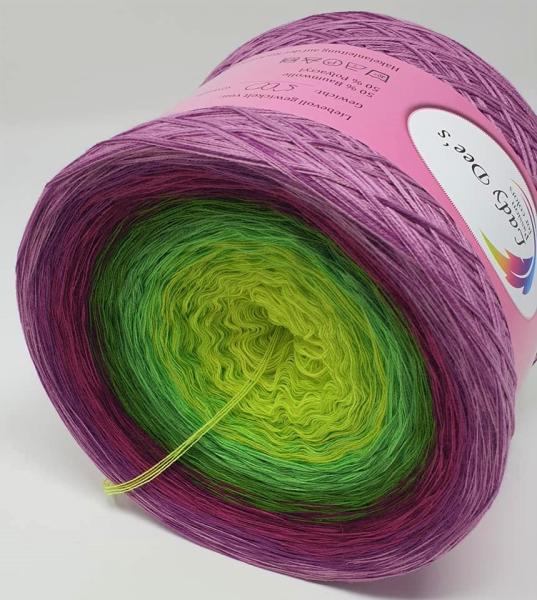 500g Mega-Bobbel + Anleitung "Sternengalaxie" - Jeden Tag ein Knötchen (für 24 Tage)