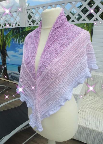 Häkelanleitung Triangle Shawl Beate von Ursula Deppe-Krieger