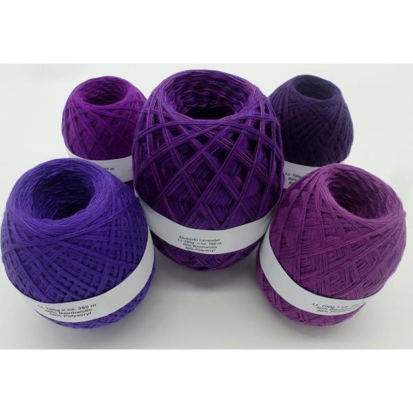 Megapaket Lavendel (5 Knäule) - 600g - (Z005-19-32-84-86)