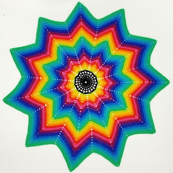 Häkelanleitung Sternchendecke "Sirius" von Lady Dee's Traumgarne