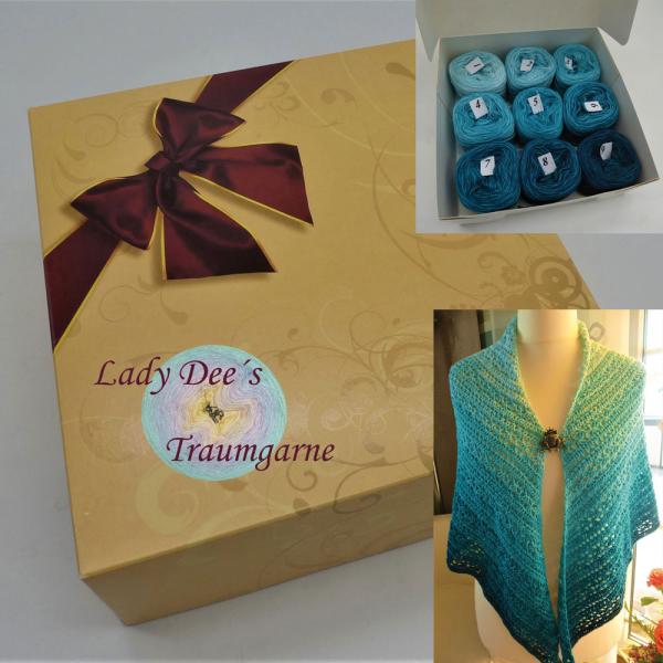 Lady Dee's Bobbel Packung - Romanze am Meer + Gratis Anleitung (F163)