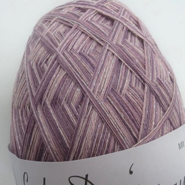 Z041 Lady Dee's ZauberEi Rosenholz mit Glitzer - 200g - 4fädig