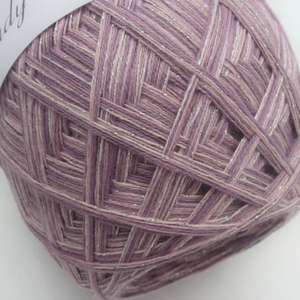 Z041 Lady Dee's ZauberEi Rosenholz mit Glitzer - 200g - 4fädig