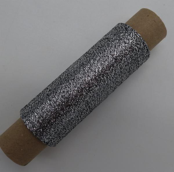 Lurex Schwarz/Silber - 1000m