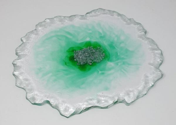 Wunderschönes Tablett aus Epoxidharz