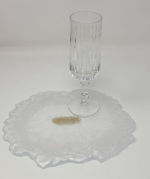 Wunderschönes Tablett aus Epoxidharz