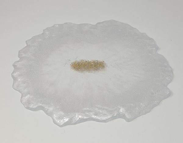 Wunderschönes Tablett aus Epoxidharz