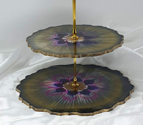 Etagére aus Epoxidharz
