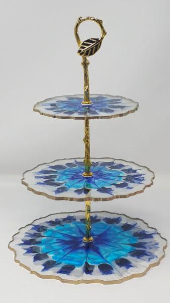 Etagére aus Epoxidharz