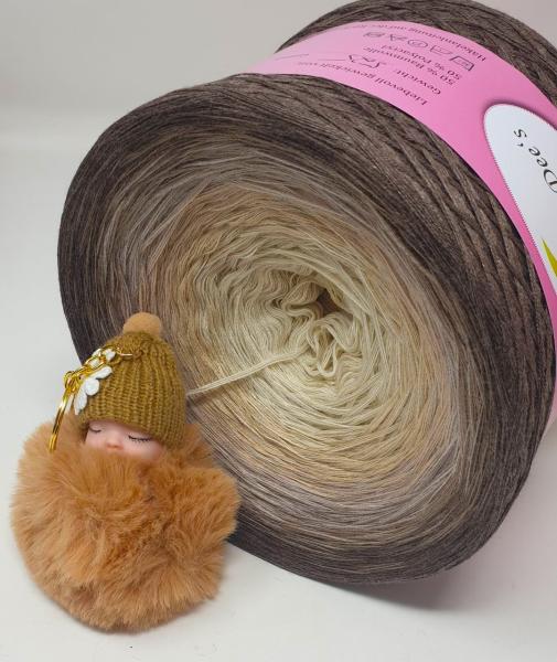 Gigantischer Bobbel - Vanille Schokoccino - plus Plüschanhänger
