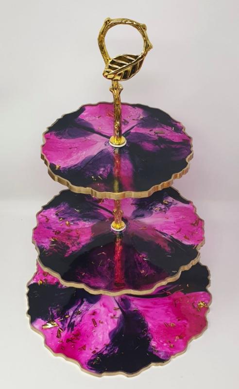 Etagére aus Epoxidharz
